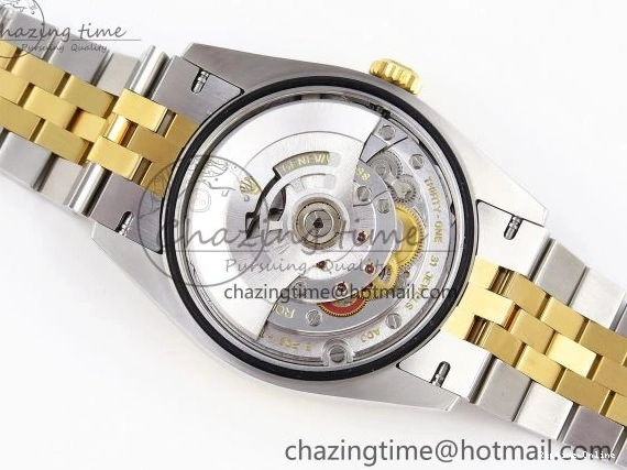 0223 Minimalist DateJust 36 SS 126283rbr VSF 1:1 Best Edition 904L Steel YG Textured Dial on Jubilee Bracelet VS 1378